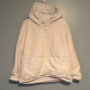Fabletics Cream Hooded Jacket, L